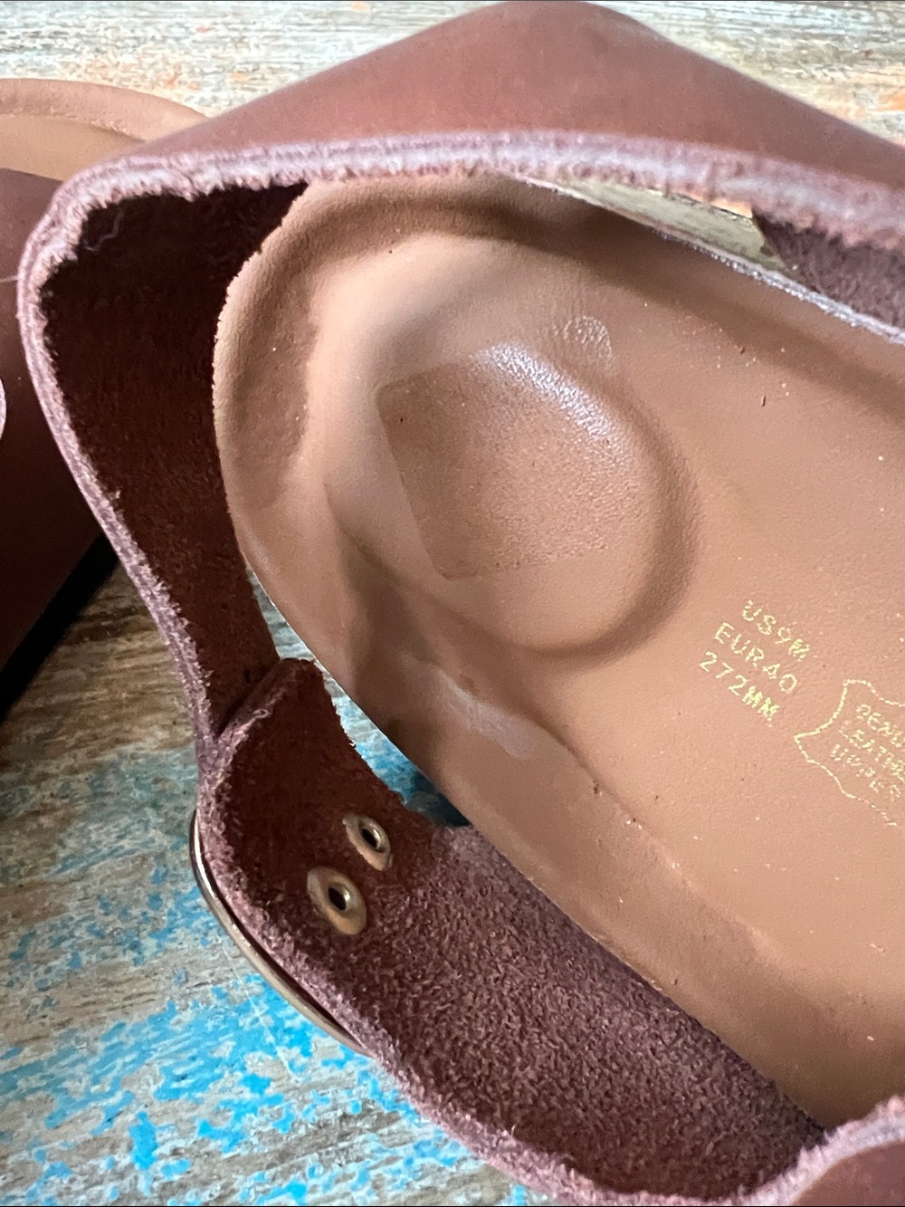 NWT Project Cloud Garda Genuine Leather Big Buckle Sandals Size 9 - Picture 14 of 14